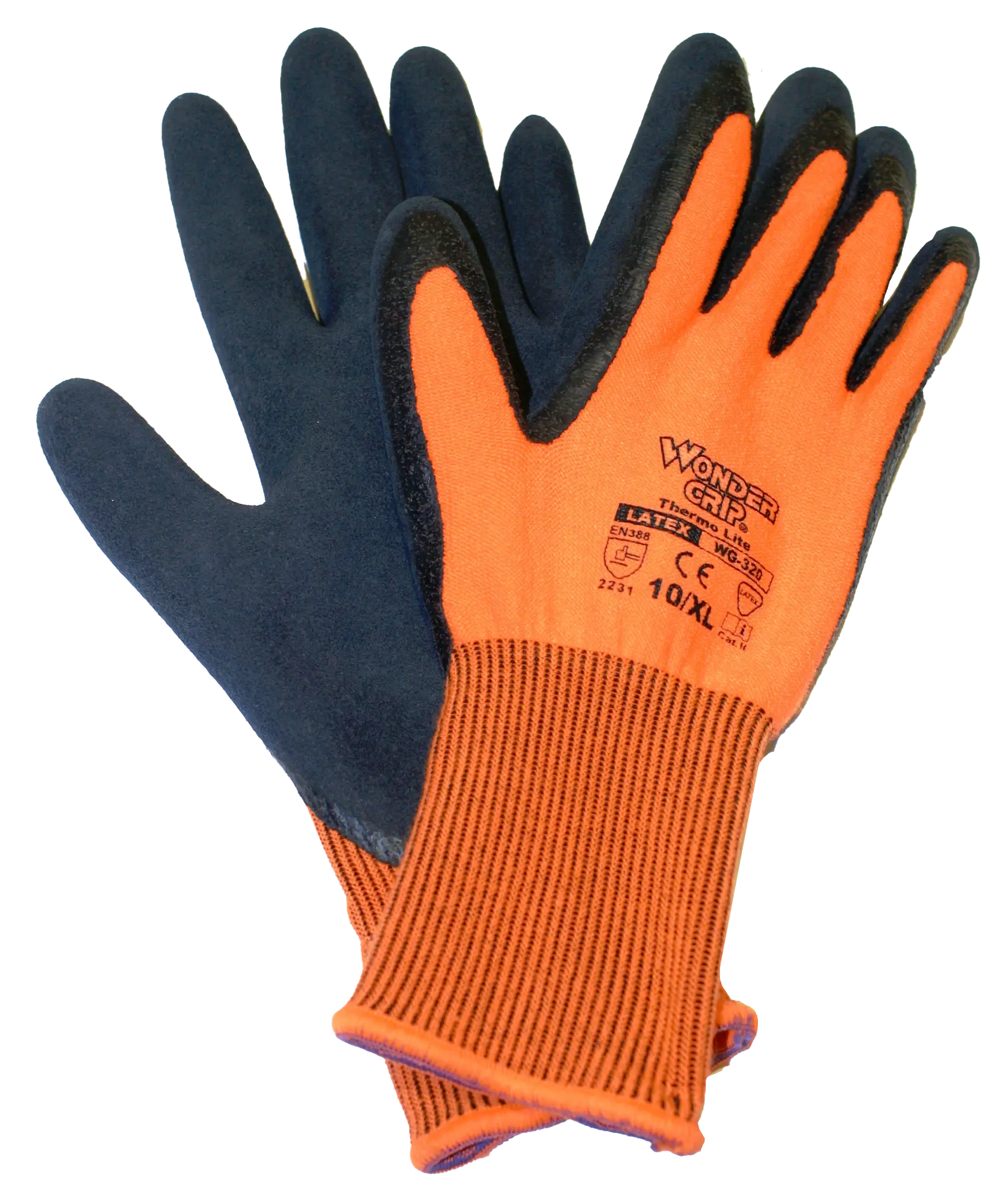 WonderGrip Thermo fôret monteringshanske med latexbelegg