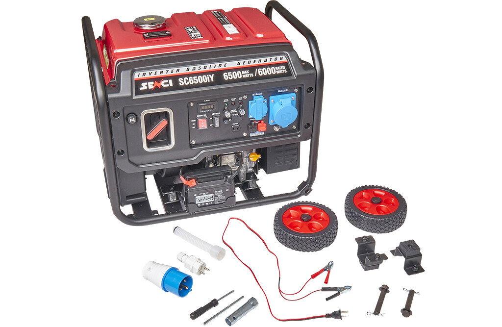 Stor inverteraggregat SC6500I-YB fra Senci, 6,4 kW bensin