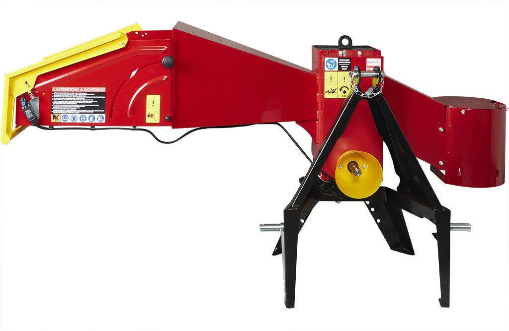 Traktordrevet vedmaskin R-120 med PTO-tilkobling og trepunktsoppheng
