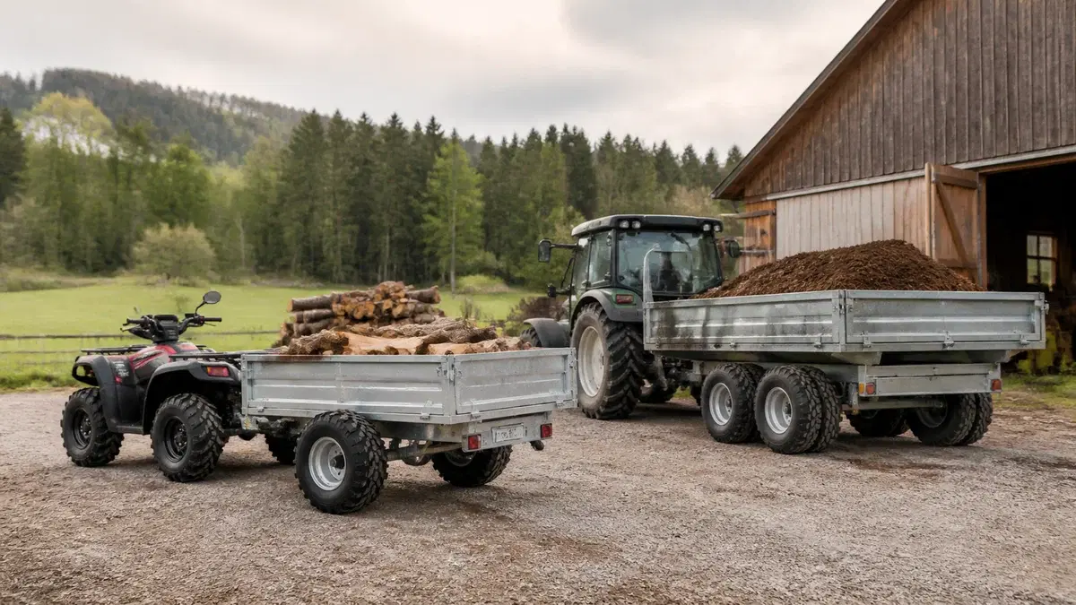 Beste tilhenger til ATV og traktor 2026 | Gårdsvalg